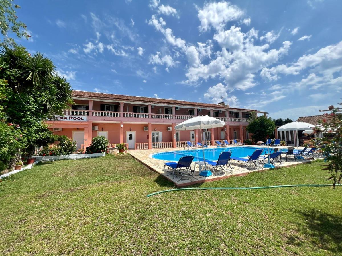 Elena Pool Aparthotel Agios Georgios  ภายนอก รูปภาพ