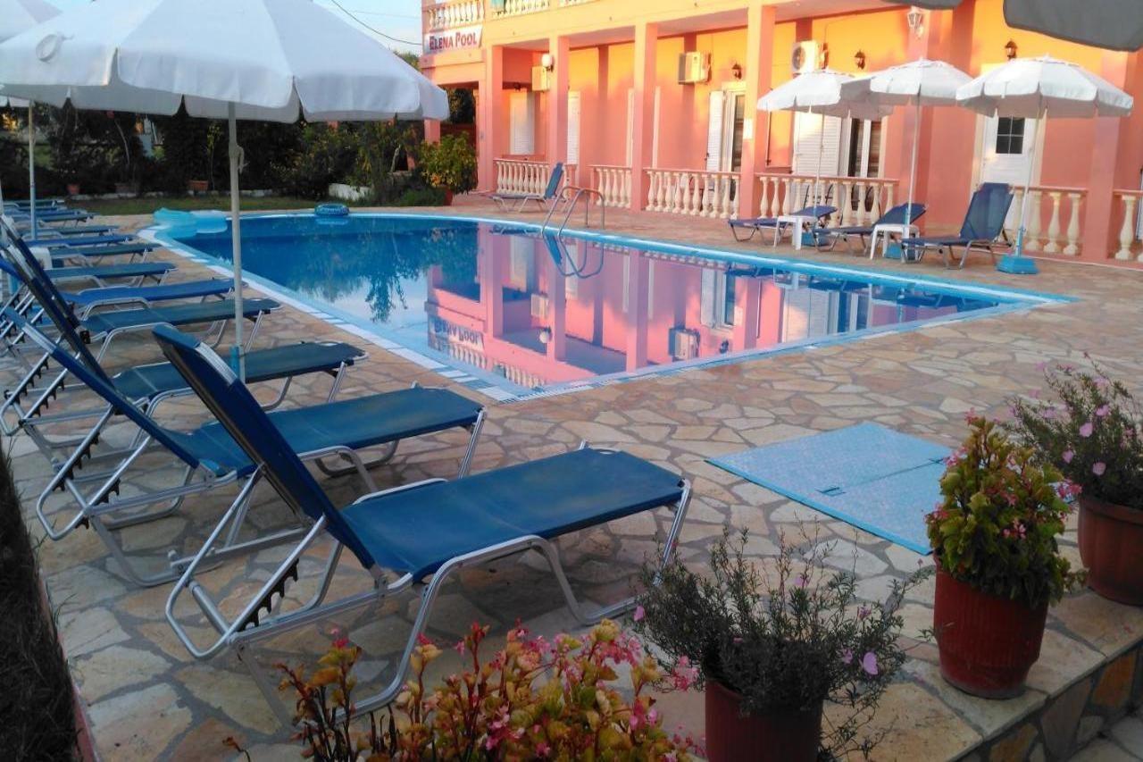 Elena Pool Aparthotel Agios Georgios  ภายนอก รูปภาพ